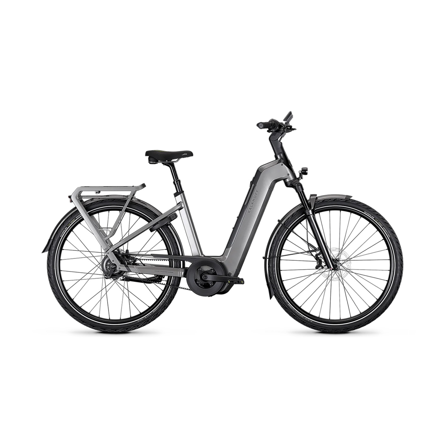 Kalkhoff Image 5+ Advance BLX Jetgrrey- diamondblack glossy dames Kalkhoff Image 5+ Advance BLX