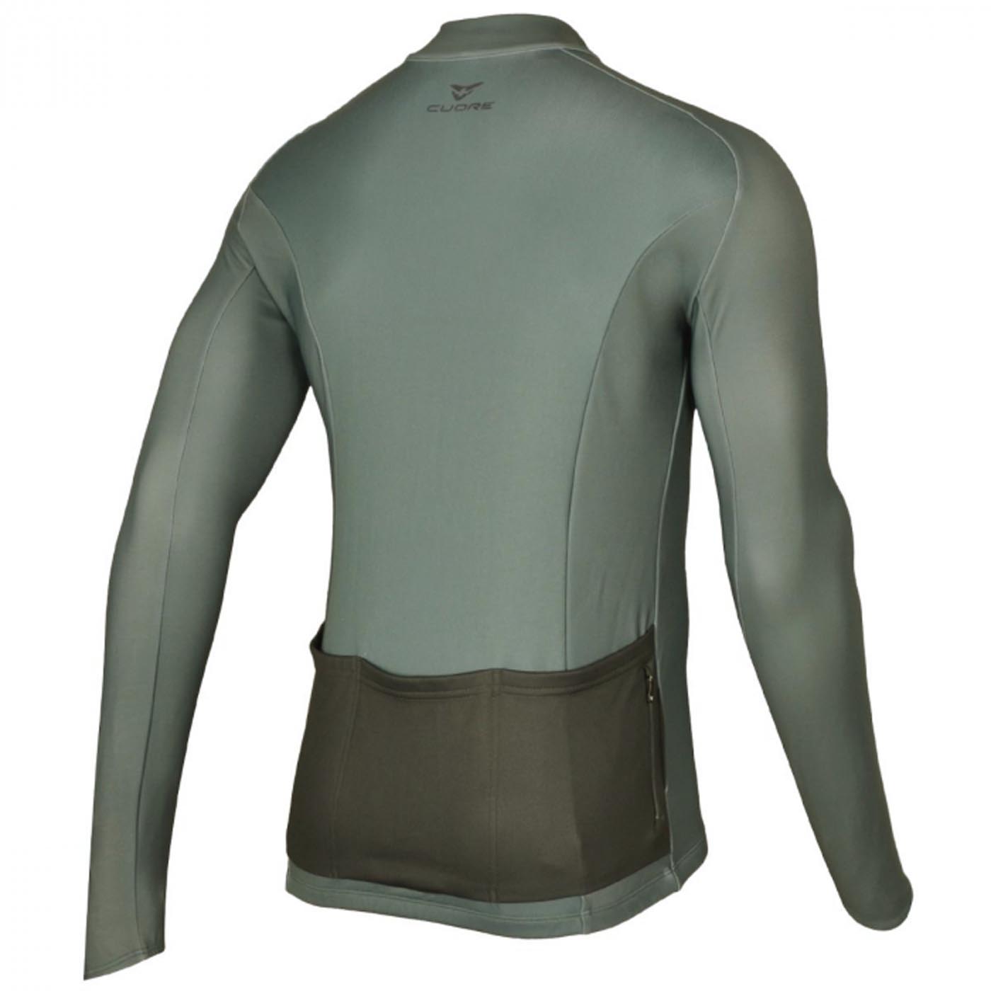 Cuore Silver thermo fietsshirt lange mouwen heren