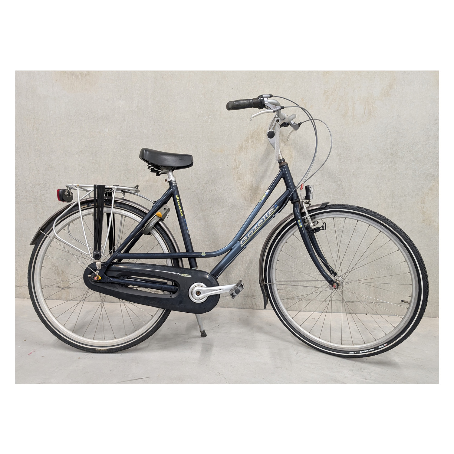 Gazelle Orange 54 cm grijsblauw tweedehands stadsfiets