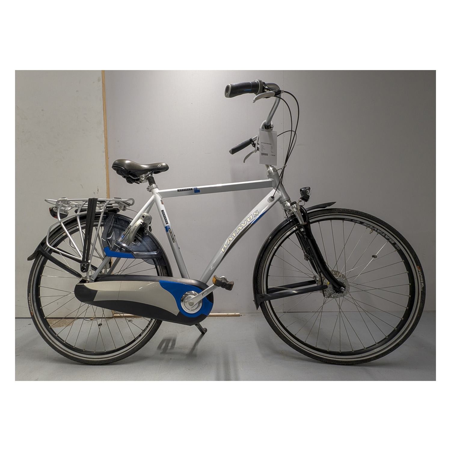 Batavus Weekend 53 cm zilver tweedehands stadsfiets