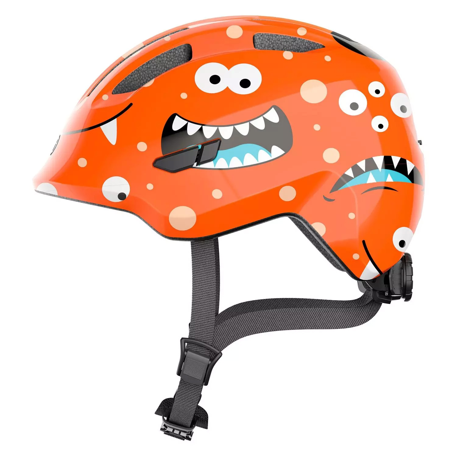 Abus Kinderhelm Smiley Orange Monster