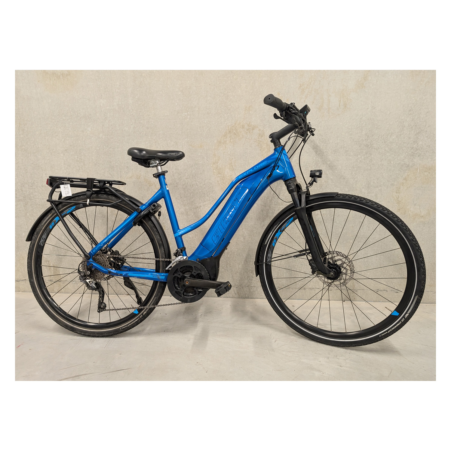 Giant Explore E+ 55 cm blauw tweedehands e-bike