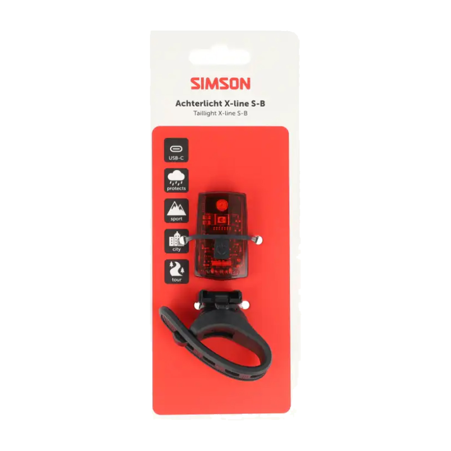 Simson achterlicht Aurora X-line S