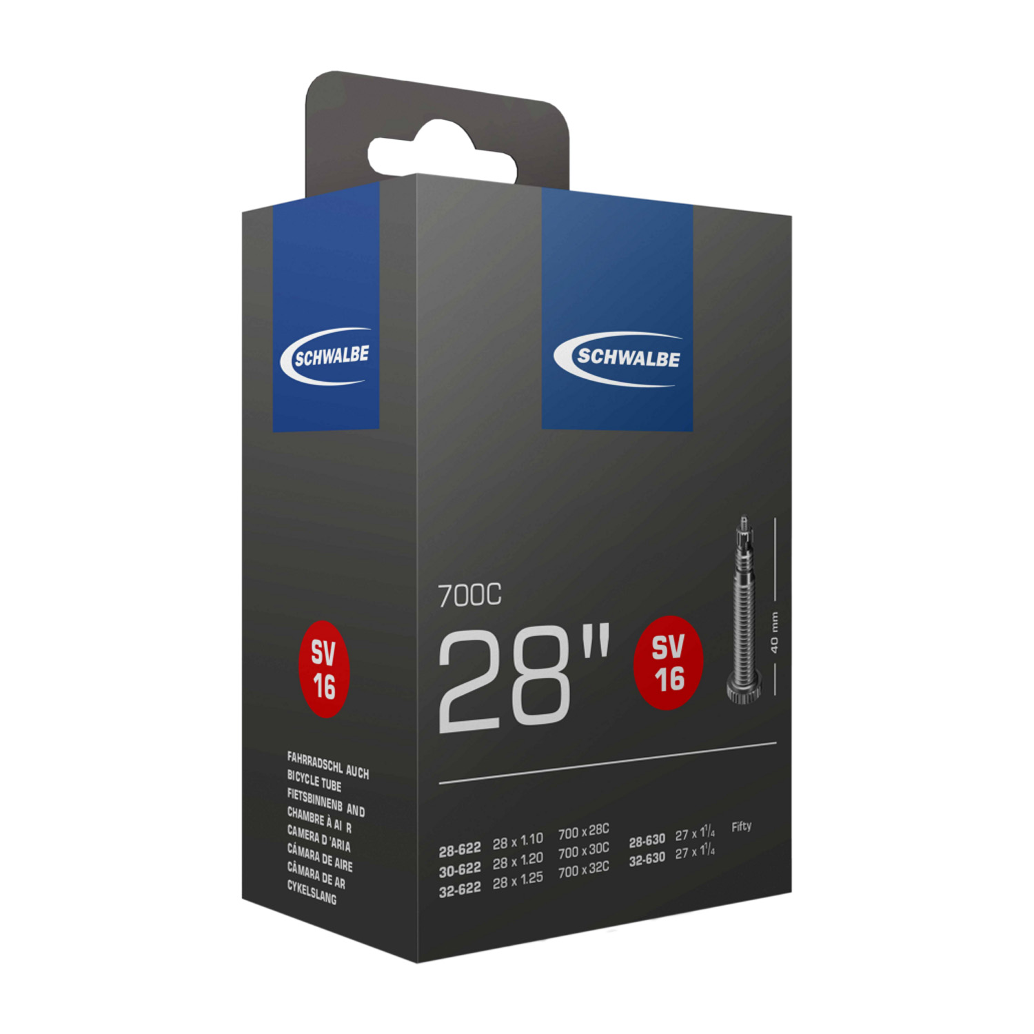 Schwalbe SV16 binnenband Schwalbe SV16 binnenband