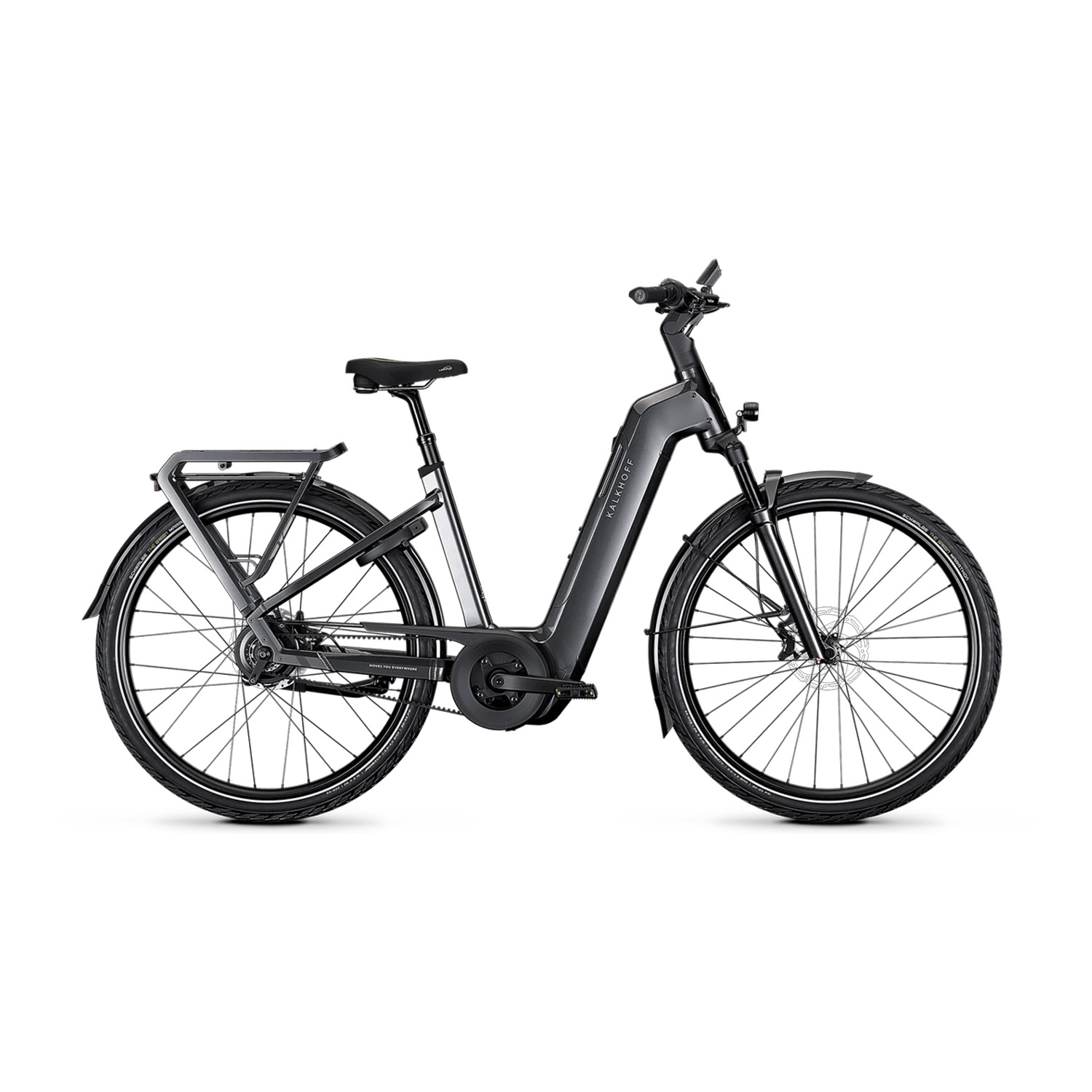 Kalkhoff Image 5+ Advance diamondblack glossy dames Kalkhoff Image 5+ Advance