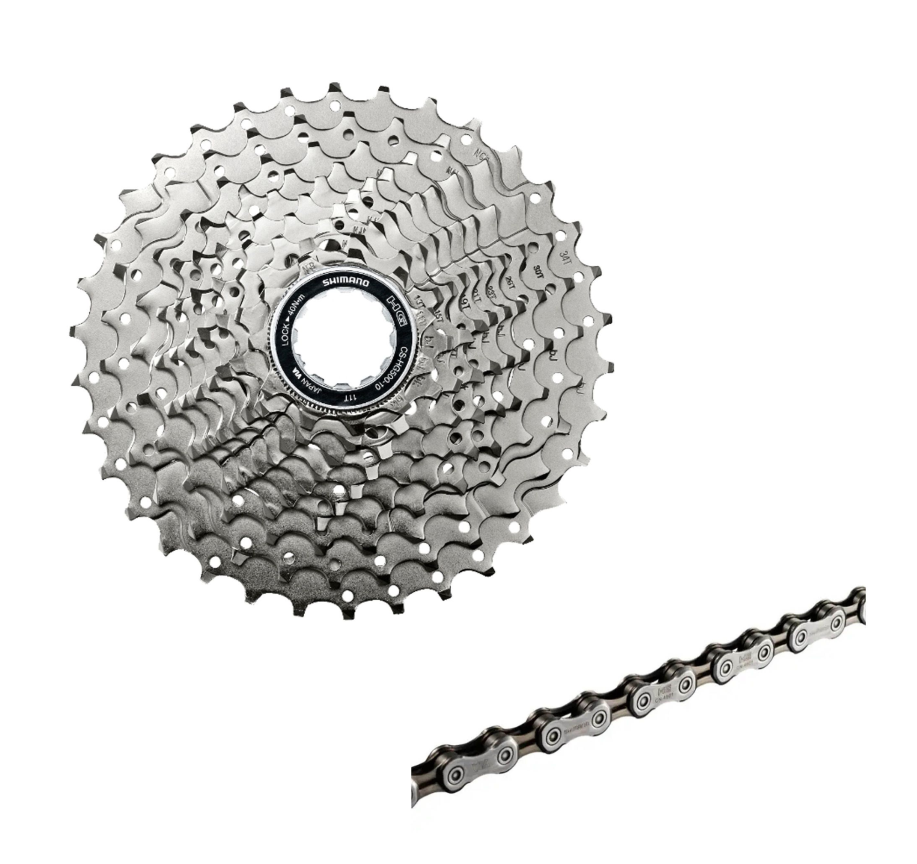 Shimano Tiagra 10-speed Cassette & Ketting combi