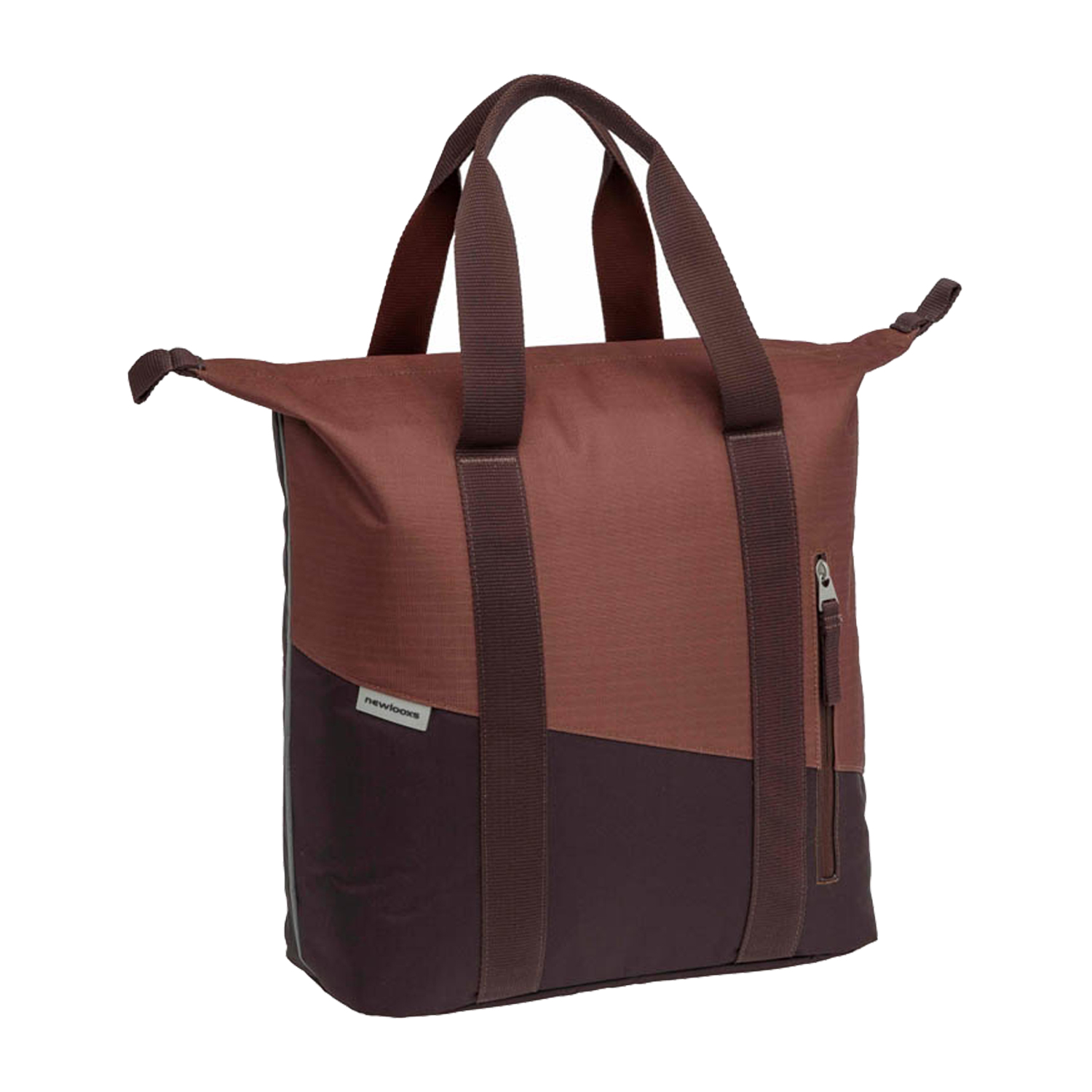 New Looxs Oslo Shopper Kota enkele fietstas Burgundy/Rust New Looxs Oslo Shopper Kota enkele fietstas