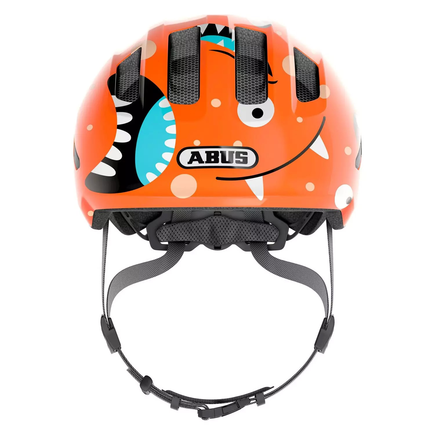 Abus Kinderhelm Smiley Orange Monster