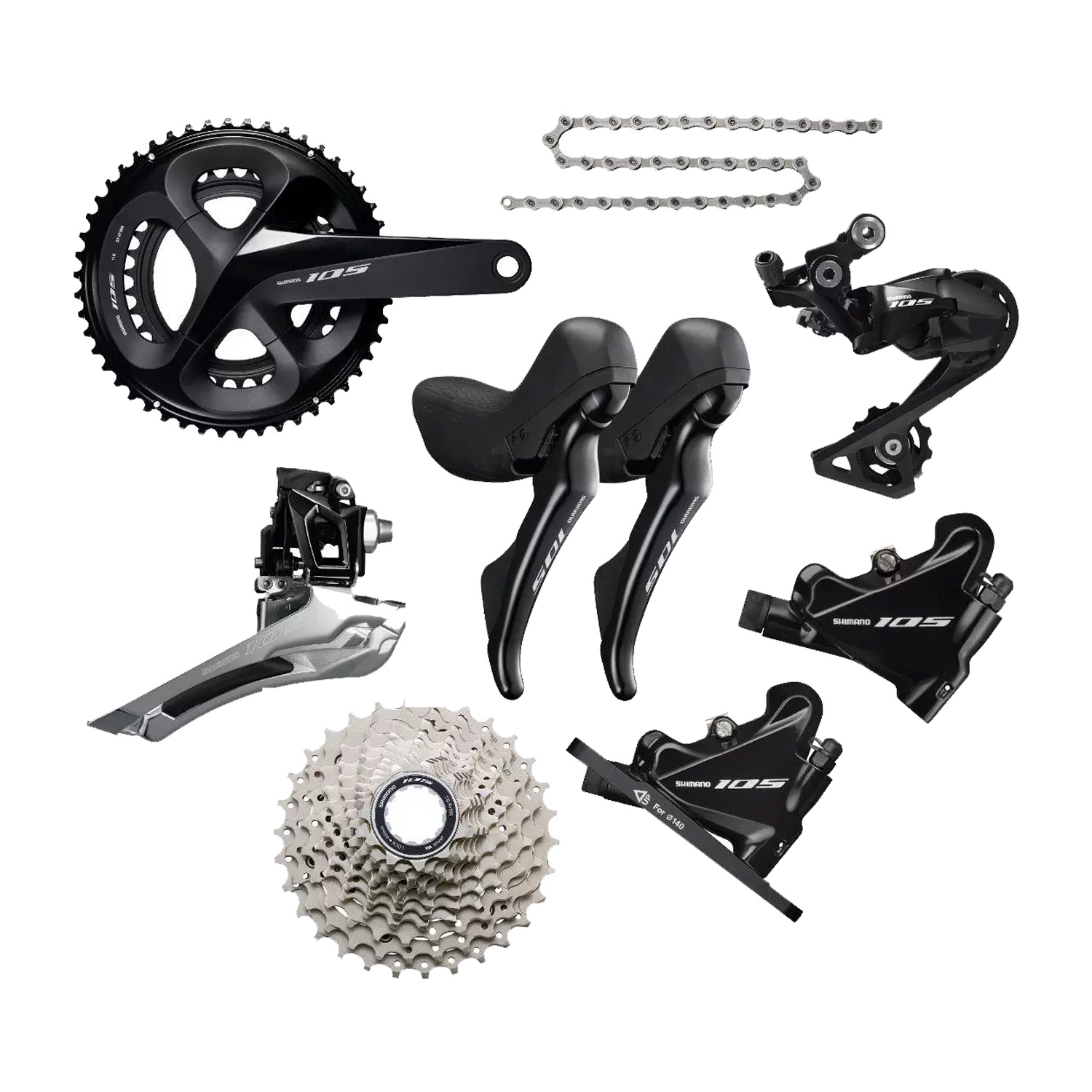 Shimano 105 disc R7020 groepset