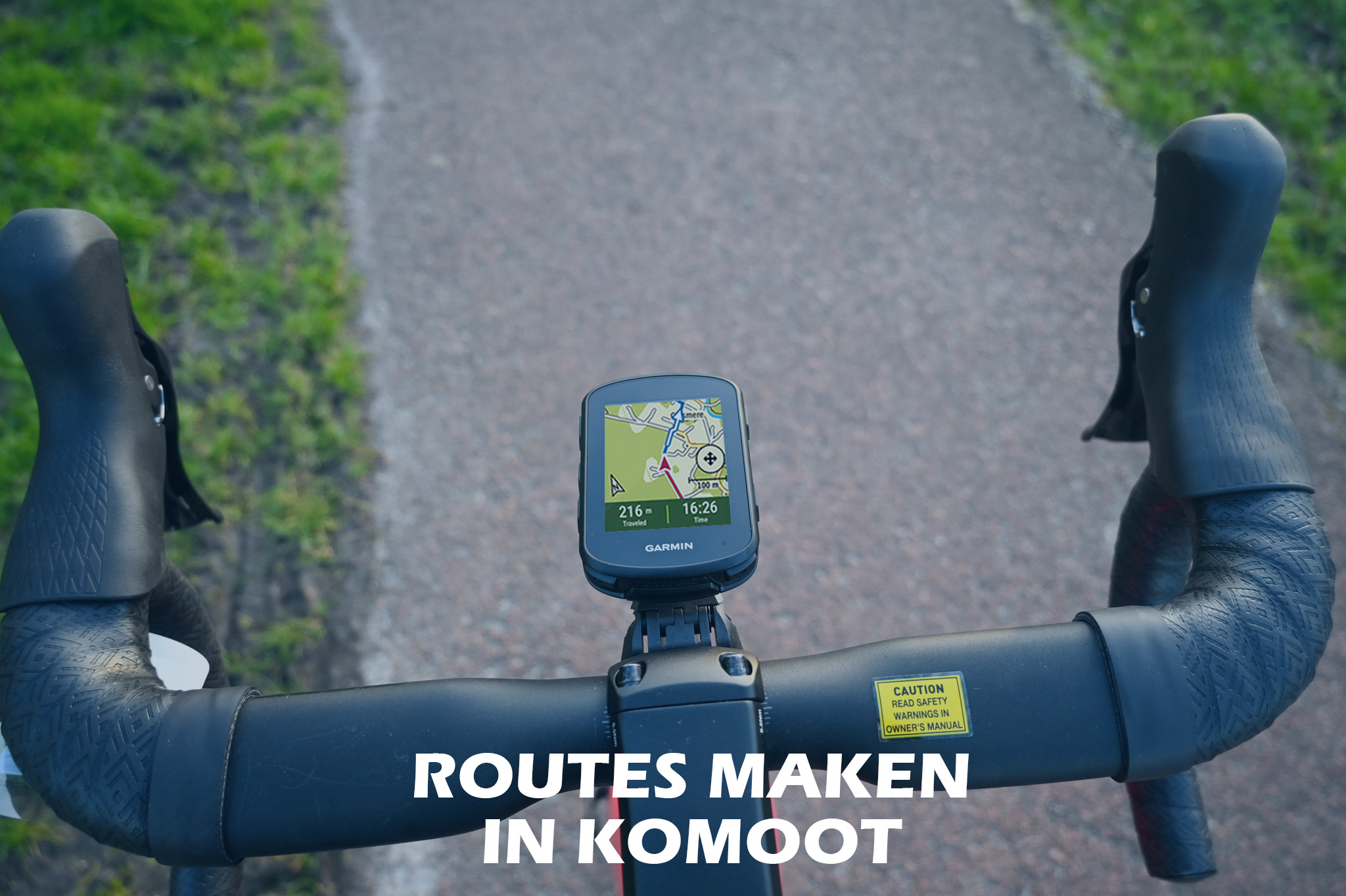 Routes maken in Komoot