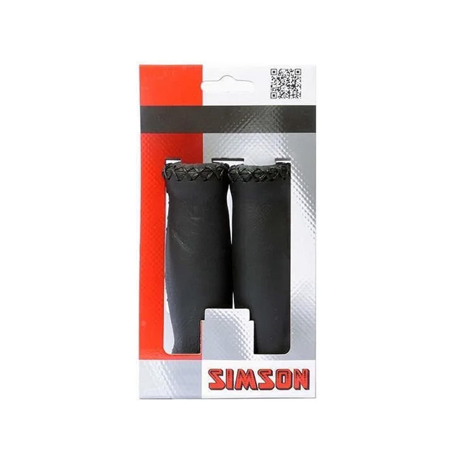 Simson handvatten leder zwart