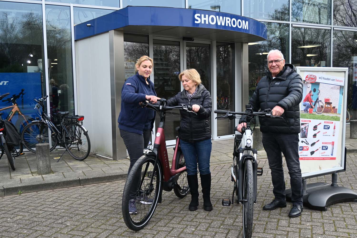 Testrit e-bikes en stadsfietsen bij Rullens Fietsen