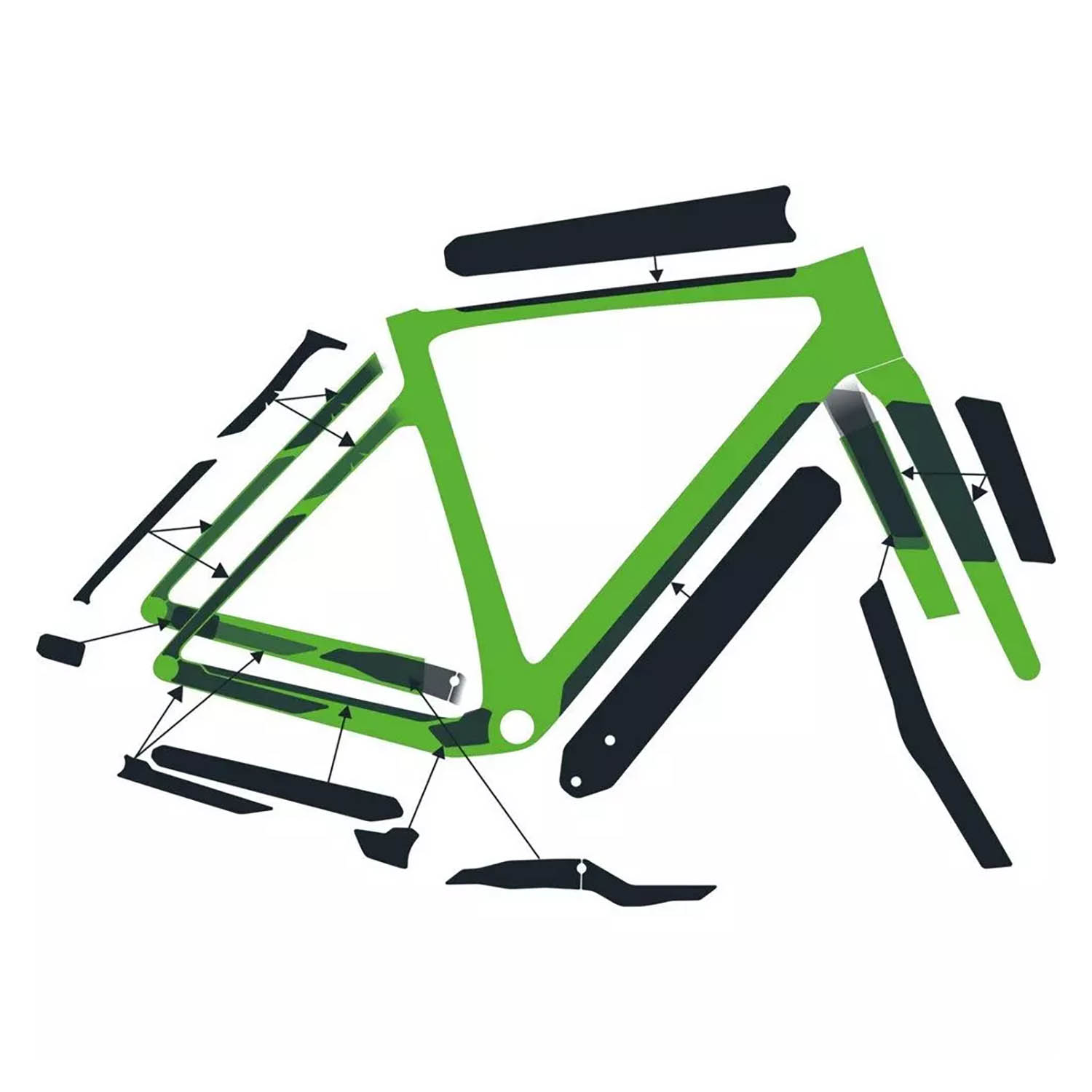 Syncros Addict gravel carbon frame protection kit